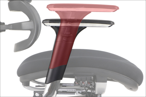 Fotel biurowy obrotowy ErgoNew S7 - 2 siedzisko tkaninowe