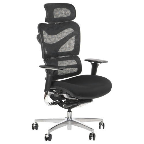 ErgoNew S7-2 Fotel biurowy obrotowy siedzisko tkaninowe