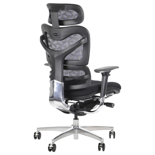 Fotel biurowy obrotowy ErgoNew S7 - 2 siedzisko tkaninowe