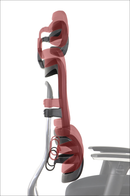 Fotel biurowy obrotowy ErgoNew S8 / 2 siedzisko tkaninowe