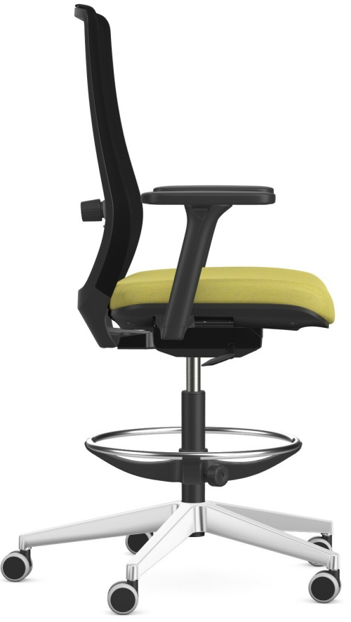 Fotel biurowy BALANCE z podnóżkiem - możliwość wyboru tapicerki