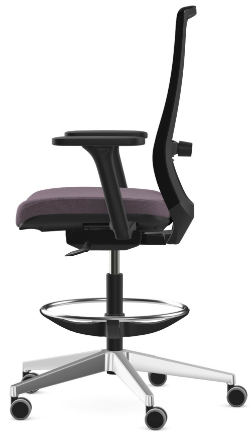 Fotel biurowy BALANCE z podnóżkiem - możliwość wyboru tapicerki