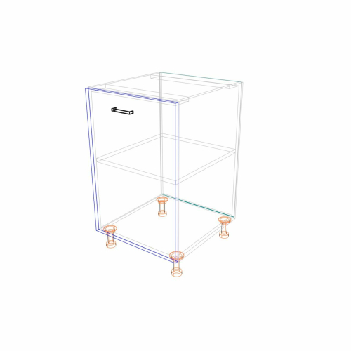 Szafka kuchenna stojąca MKS6 50x52x82h