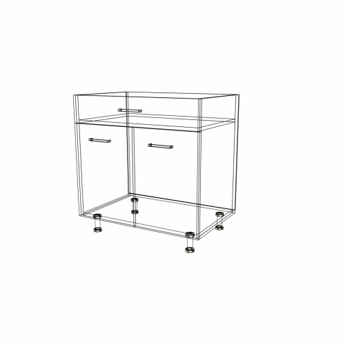 Szafka kuchenna stojąca MKS9 80x52x82h