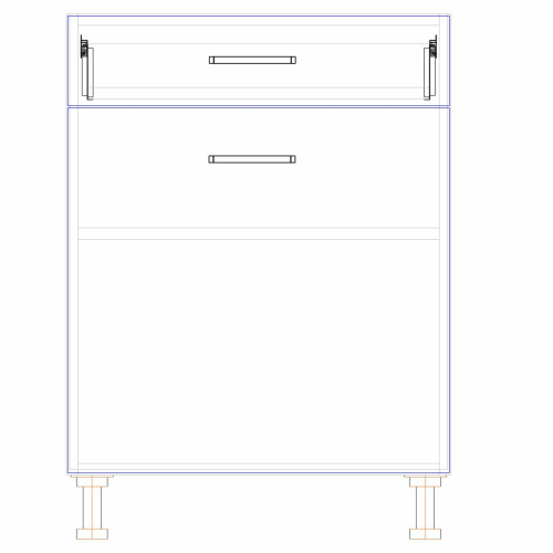 Szafka kuchenna stojąca MKS14 60x52x82h