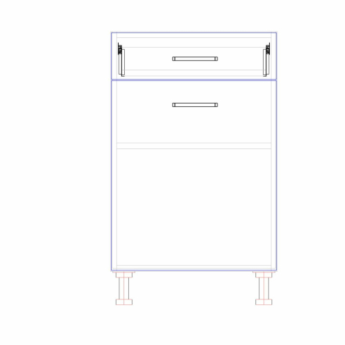 Szafka kuchenna stojąca MKS15 50x52x82h