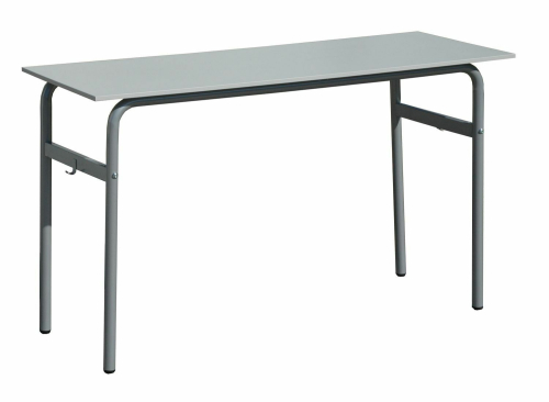 Stolik 2-osobowy ALAN blat CDF  / z regulowaną wysokością 