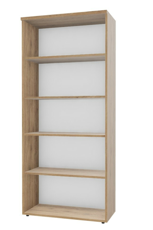 Regał biurowy PRIMUS EKSPRESS PS04 80X39X183H  - Dąb Tajga