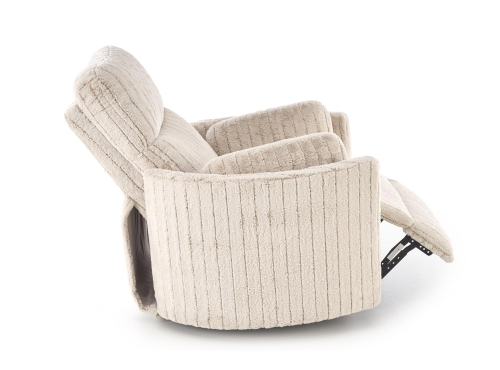 PEGAS fotel wypoczynkowy z Elektrycznym Rozkładaniem, Funkcją Obrotu i Kołyski, beżowy