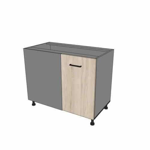 Szafka kuchenna stojąca narożna MKS18 prawa 90x52x82h