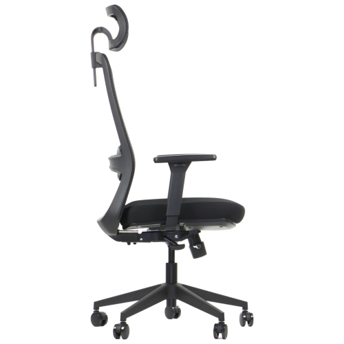 WISTER M  Fotel biurowy obrotowy czarny