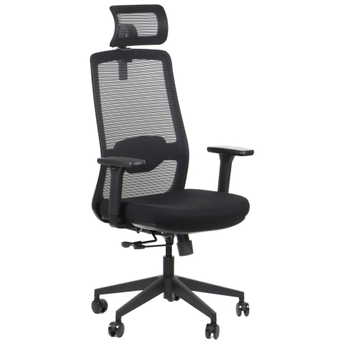 WISTER M  Fotel biurowy obrotowy czarny