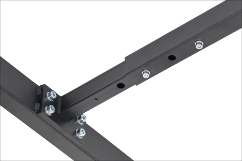 Stelaż metalowy do stołu/biurka NY-132A/70 z regulacją długości belki 119 - 179 x szer.69,6 x wys. 72,5 kolor czarny