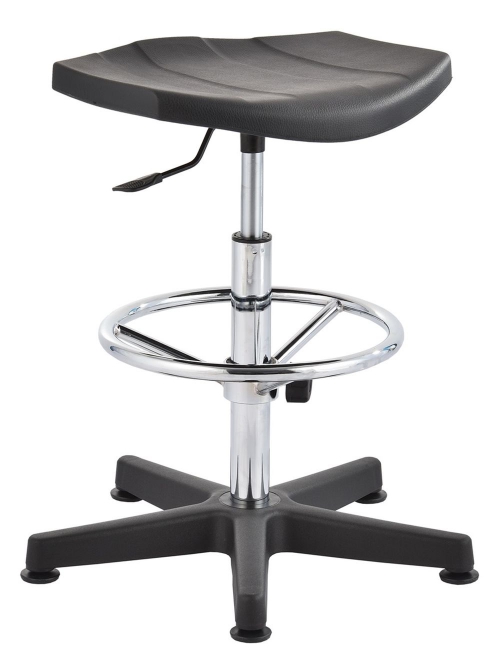 Taboret laboratoryjny - medyczny - chrom