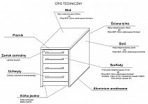 Kontener LINUS L0901 - 45X60X60h