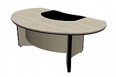 Biurko STATUS OWALNY G2012MA - 206x120x75h