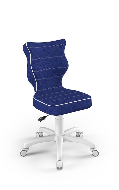 ENTELO Dobre krzesło obrotowe PETIT nr 3 - podstawa biała