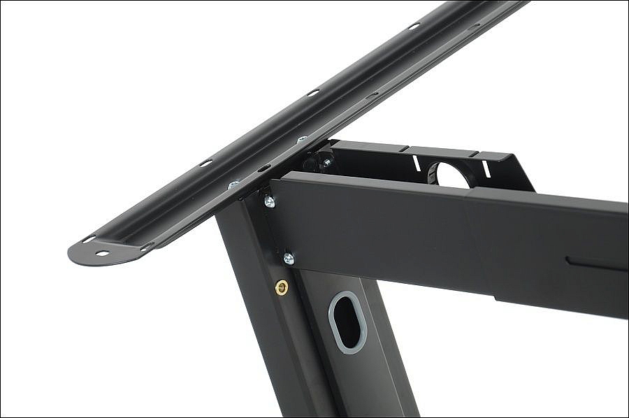 Stelaż metalowy do stołu/biurka STL-01 z regulacją długości belki 119-159 x szer.58 x wys. 72,5 cm, kolor czarny