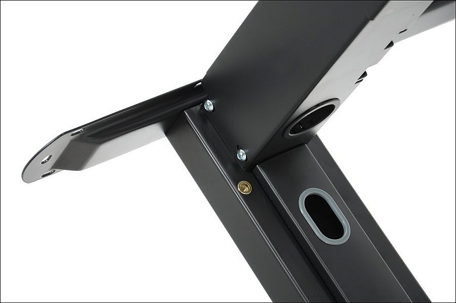 Stelaż metalowy do stołu/biurka STL-01 z regulacją długości belki 119-159 x szer.58 x wys. 72,5 cm, kolor czarny