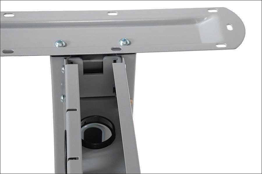 Stelaż metalowy do stołu/biurka STL-01 z regulacją długości belki 119-159 x szer.58 x wys. 72,5 cm, kolor aluminium