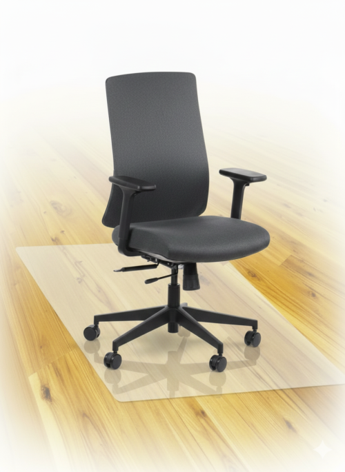 Mata ochronna 80x100 cm, polipropylen, kolor: mleczny