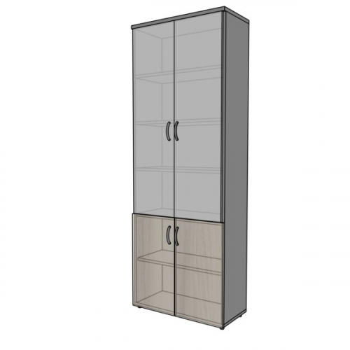 Szafa biurowa PS03W 80X39X220H ze szkłem