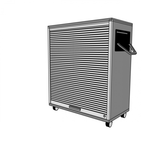 Szafka mobilna TORO TS55 żaluzja 80x43x100h