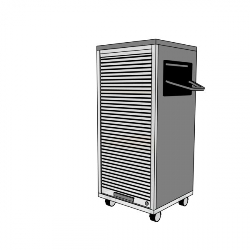 Szafka mobilna TORO TS56 żaluzja 43x43x100h