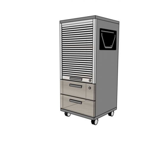 Szafka mobilna TORO TS58 żaluzja 43x43x100h