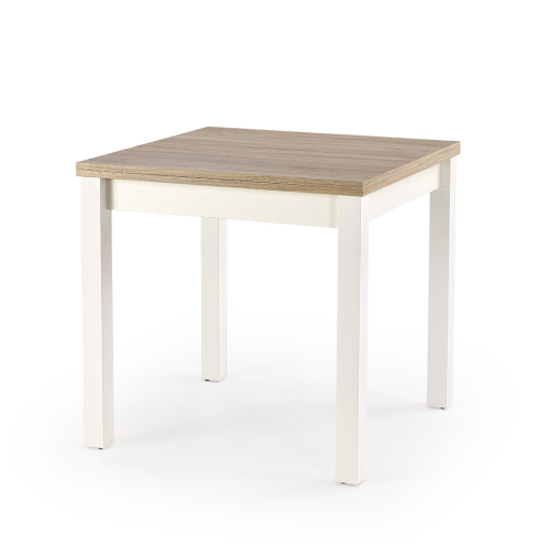 Stół rozkładany GRACJAN kolor dąb sonoma / biały 