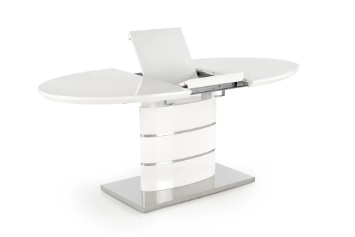 Stół rozkładany ASPEN 140-180/90/76 cm biały