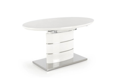 Stół rozkładany ASPEN 140-180/90/76 cm biały