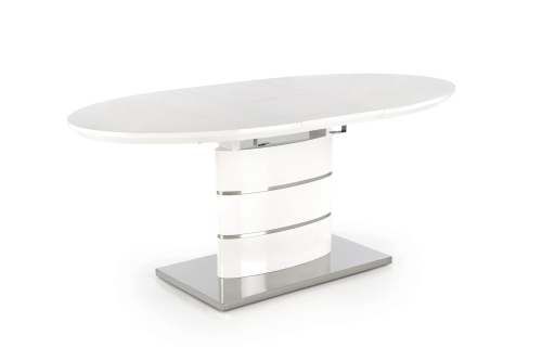 Stół rozkładany ASPEN 140-180/90/76 cm biały