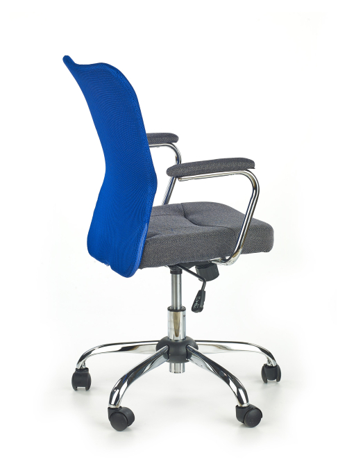 ANDY krzesło obrotowe szaro-niebieski