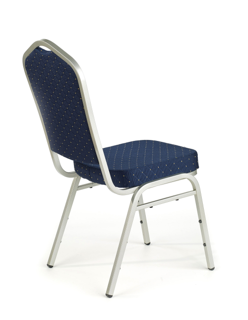 K66S krzesło niebieski, stelaż srebrny (1p=1szt)