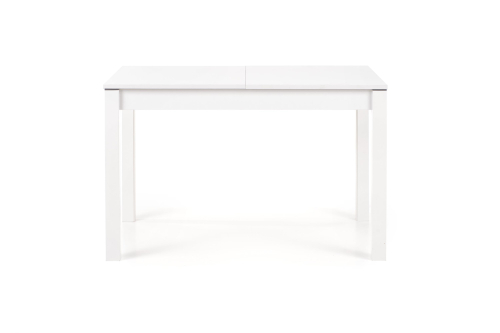 Stół rozkładany MAURYCY 118÷158/75/76 cm kolor biały 