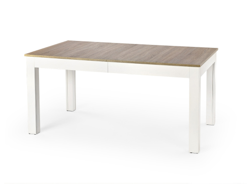 Stół rozkładany SEWERYN  kolor dąb sonoma / biały