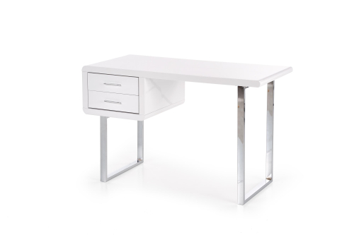 B30 biurko biały-chrom
