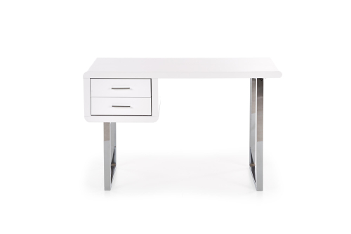 B30 biurko biały-chrom